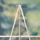 Elegant Acrylic Wedding Seating Chart アクリルサイン (ニュートラル)