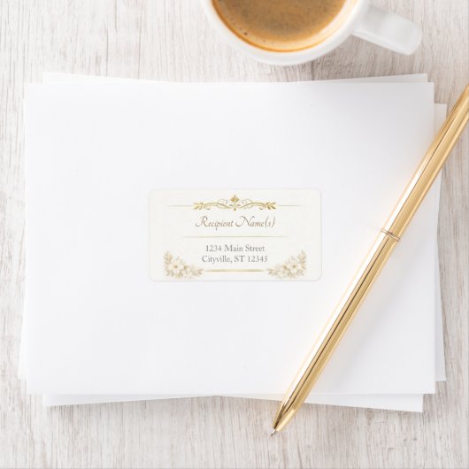 Elegant Address Labels – Personalized Mailing ラベル (インサイチュ)