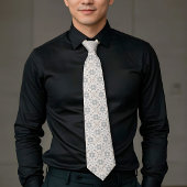 Elegant Aesthetics Spanish Geometric Pattern Tie ネクタイ