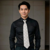 Elegant Aesthetics Spanish Geometric Pattern Tie ネクタイ