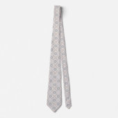 Elegant Aesthetics Spanish Geometric Pattern Tie ネクタイ (正面)
