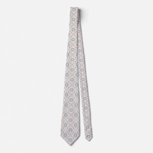 Elegant Aesthetics Spanish Geometric Pattern Tie ネクタイ (正面)