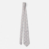 Elegant Aesthetics Spanish Geometric Pattern Tie ネクタイ (裏面)