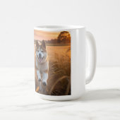 Elegant Akita Coffee Mug コーヒーマグカップ (正面右)