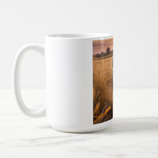 Elegant Akita Coffee Mug コーヒーマグカップ (左)
