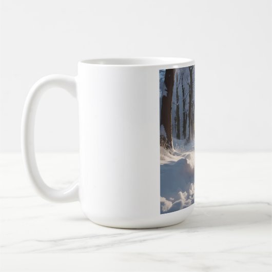 Elegant Akita Coffee Mug コーヒーマグカップ (左)