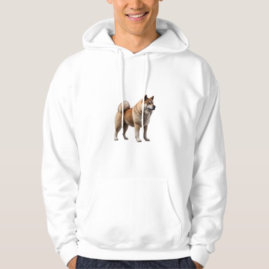 Elegant Akita Hoodie パーカ (正面)