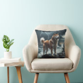 Elegant Akita Throw Pillow クッション (椅子)