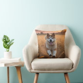 Elegant Akita Throw Pillow クッション (椅子)