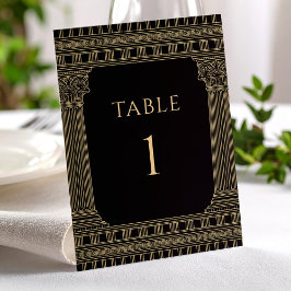 Elegant Ancient Greece Party Table Numbers テーブルナンバー