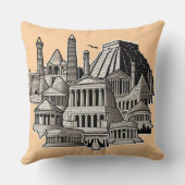 Elegant Ancient Landmarks クッション (裏面)