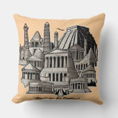 Elegant Ancient Landmarks クッション (正面)