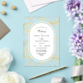 Elegant and Classic Flora Wedding  アクリル招待状 (インサイチュ (ウェディング))