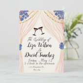 Elegant and dazzling friends and family wedding 招待状 (スタンド正面)