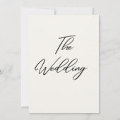 Elegant and dazzling friends and family wedding 招待状 (裏面)