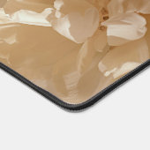 Elegant and dreamy Floral aesthetic (custom text) デスクマット (コーナー)