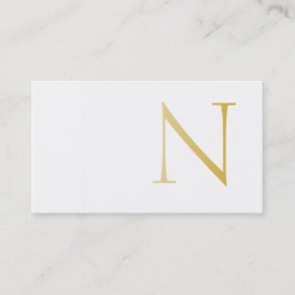 Elegant and Modern (Golden) 名刺