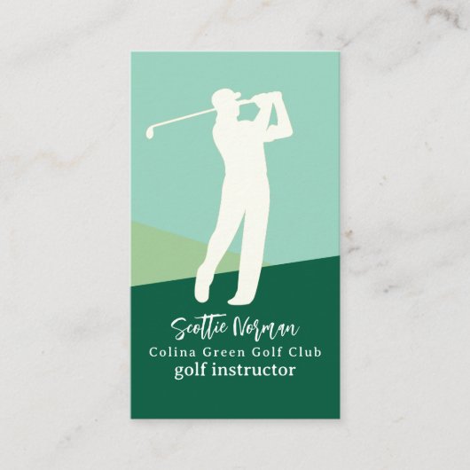 Elegant and Modern Golf Club 名刺 (正面)