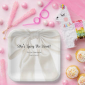 Elegant and Simple Bow Theme Paper Plates ペーパープレート (パーティー)