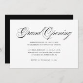 Elegant and Simple Company Grand Opening 招待状 (正面/裏面)