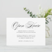 Elegant and Simple Company Open House Invitation 招待状 (スタンド正面)