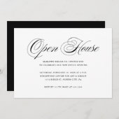 Elegant and Simple Company Open House Invitation 招待状 (正面/裏面)
