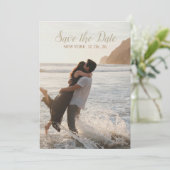 Elegant and Sweet Save the Date  招待状 (スタンド正面)