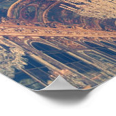 Elegant and vintage chandelier poster ポスター (角)