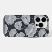 Elegant and Whimsical Poppies iPhoneケース (裏面横)