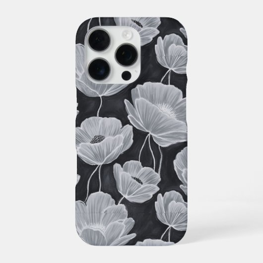 Elegant and Whimsical Poppies iPhoneケース (裏面)