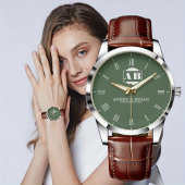 Elegant Anniversary Keepsake Couples Personalized 腕時計