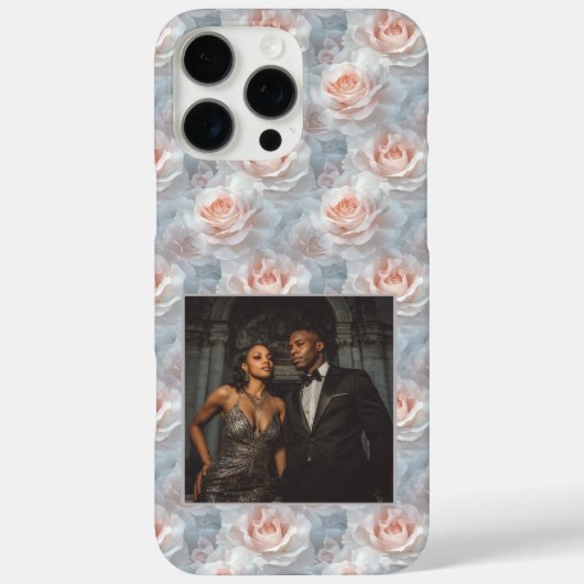 Elegant Anniversary Keepsake Rose Flower Photo Case-Mate iPhoneケース (裏面)