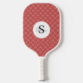 Elegant Antler Monogram Pickleball Paddle ピックルボールラケット (正面)
