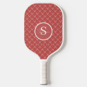 Elegant Antler Monogram Pickleball Paddle ピックルボールラケット (正面)
