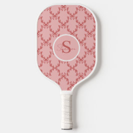 Elegant Antler Monogram Pickleball Paddle ピックルボールラケット