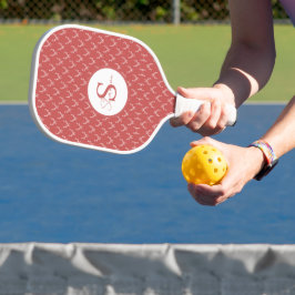 Elegant Antler Monogram Pickleball Paddle ピックルボールラケット