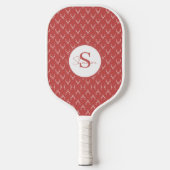 Elegant Antler Monogram Pickleball Paddle ピックルボールラケット (正面)