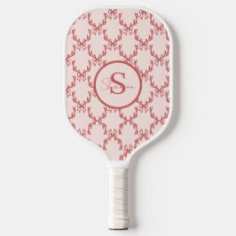 Elegant Antler Monogram Pickleball Paddle ピックルボールラケット