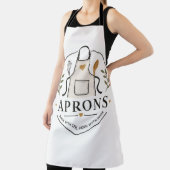 Elegant Apron Logo Badge – “Made with Care" エプロン (インサイチュ)