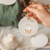 Elegant Aqiqah Baby Celebration Sticker ラウンドシール