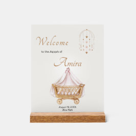 Elegant Aqiqah Welcome Acrylic Sign アクリルサイン