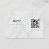 Elegant Arabic Bismillah Wedding RSVP エンクロージャーカード (裏面)