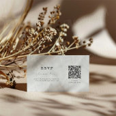 Elegant Arabic Bismillah Wedding RSVP エンクロージャーカード