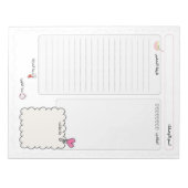 Elegant Arabic Recipe Notepad for Recipes  ノートパッド (正面)