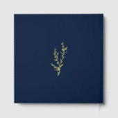 Elegant Arch Photo Typography Wedding ゲストブック (裏面)