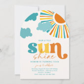 Elegant Arch Sun Birthday Invitation 招待状 (正面)