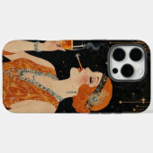 Elegant Art Deco Flapper Girl Case-Mate iPhoneケース (裏面 (横))