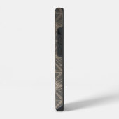 Elegant Art Deco Geometric Pattern iPhone Case iPhoneケース (左側面)