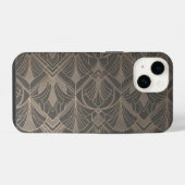 Elegant Art Deco Geometric Pattern iPhone Case iPhoneケース (裏面横)