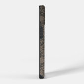 Elegant Art Deco Geometric Pattern iPhone Case iPhoneケース (右側面)